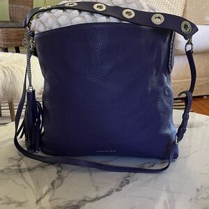 Michael Kors deep purple Crossbody Bag with Tassel